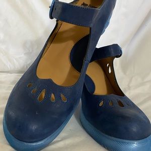 Blue angel heeled Fluevog